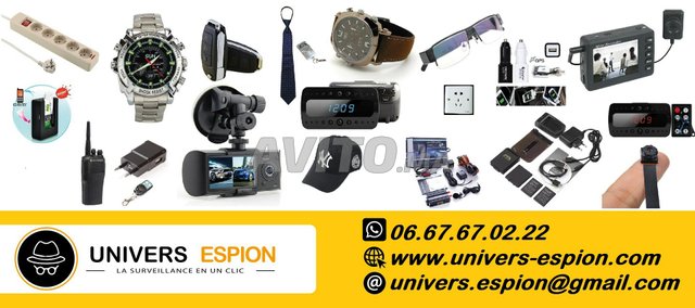Camera Espion - Micro Espion GSM - Traceur GPS - 3