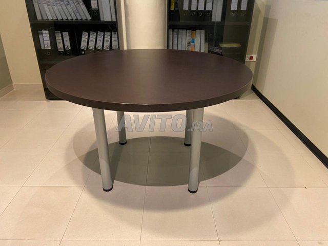 Table ronde Wengé 120cm - 3