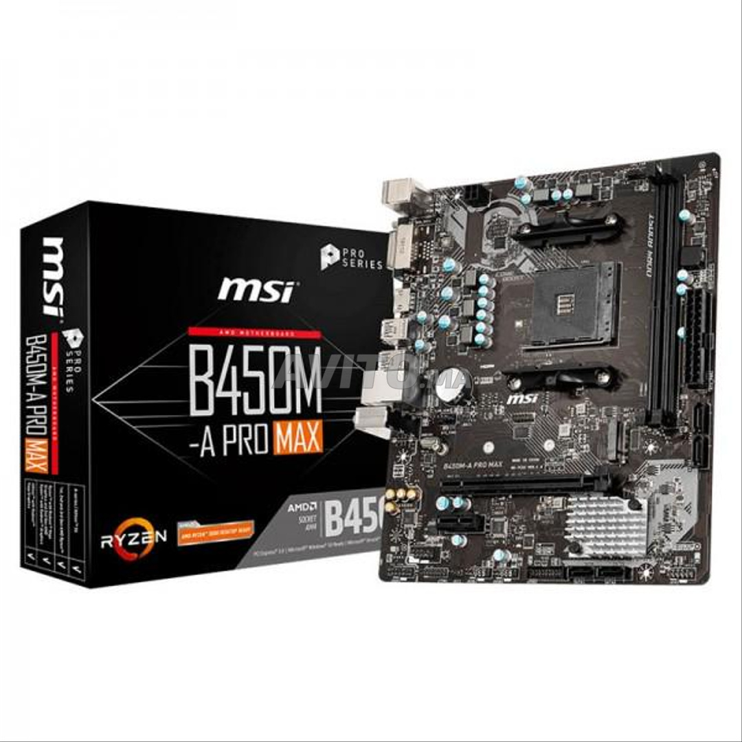 MSI B450M-A PRO MAX AMD - 1