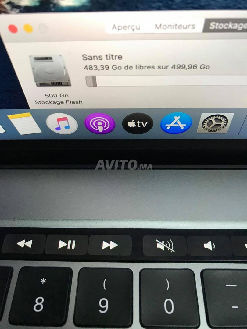Macbook Pro touchbaar i9 8Coeurs 32GO 16 inch 2019 - 2
