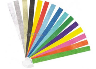 Bracelets en Tyvek, vinyle, tissu, silicone, RFID, NFC