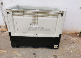 caisse plastique palette empilable et pliable