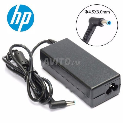 Chargeur Hp Original Pour PC Portable Tete Bleu, Accessoires informatique  et Gadgets à Fès