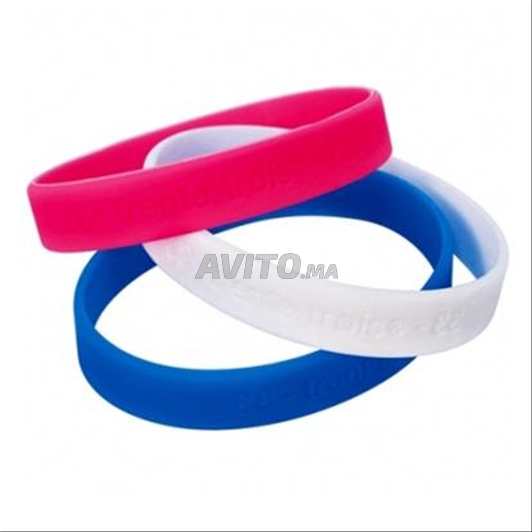 Bracelets en Tyvek  vinyle tissu silicone RFID NFC - 3