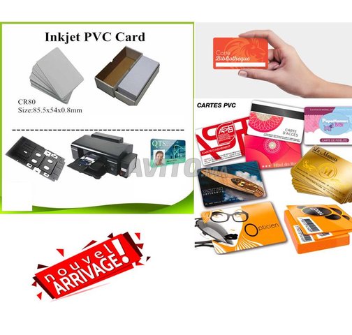 Carte PVC Jet d'encre pour l'imprimante Epson L805 - 1