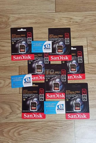 SanDisk Extreme Pro 128GB et 64GB 170mbs 4k U3 C10 - 1