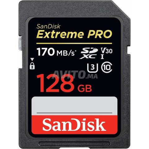 Carte SD Sandisk Extreme Pro 128GB  - 3