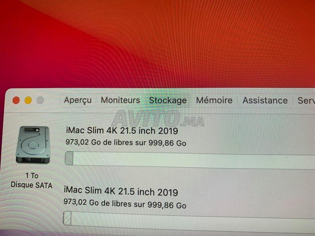 iMac Retina 4K 21.5inch  i3 8Go 3.6Ghz 1TB 2019 - 3