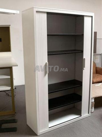 Armoire Steelcase bi color blanche hêtre clair - 2