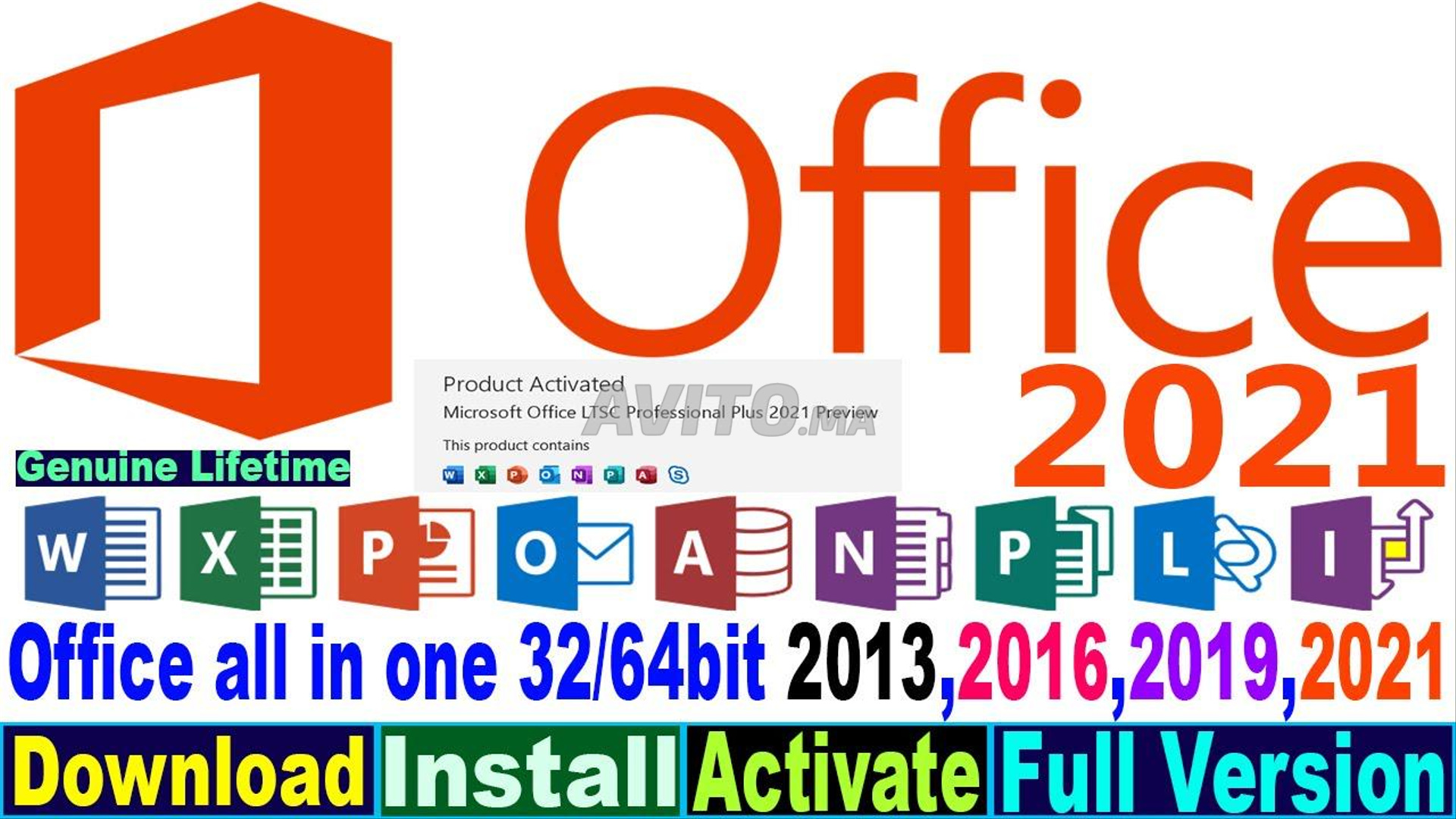 Microsoft office 2021 pro plus Clé Activation - 2