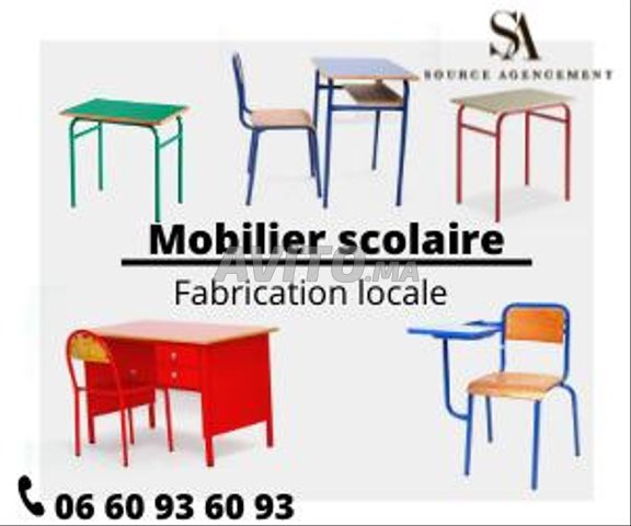 MOBILIER SCOLAIRE prix usine livraison par tt