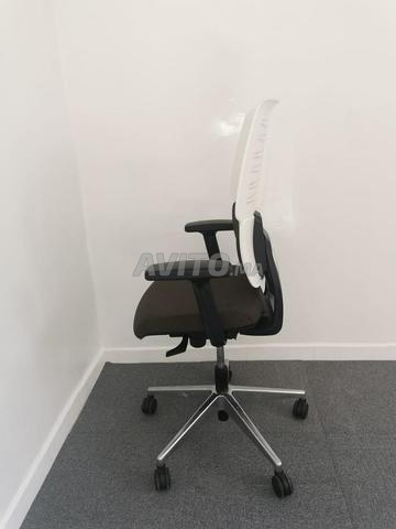 Chaise à roulette ergonomique Citizen blanche