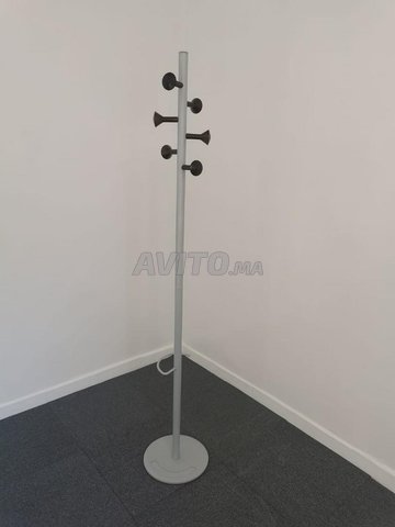 Porte manteau 6 patères et support porte parapluie