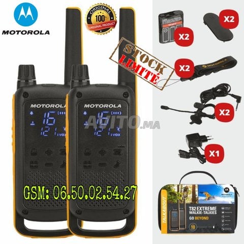 TALKIE WALKIE Motorola Pour Sécurité - Chasse - 2