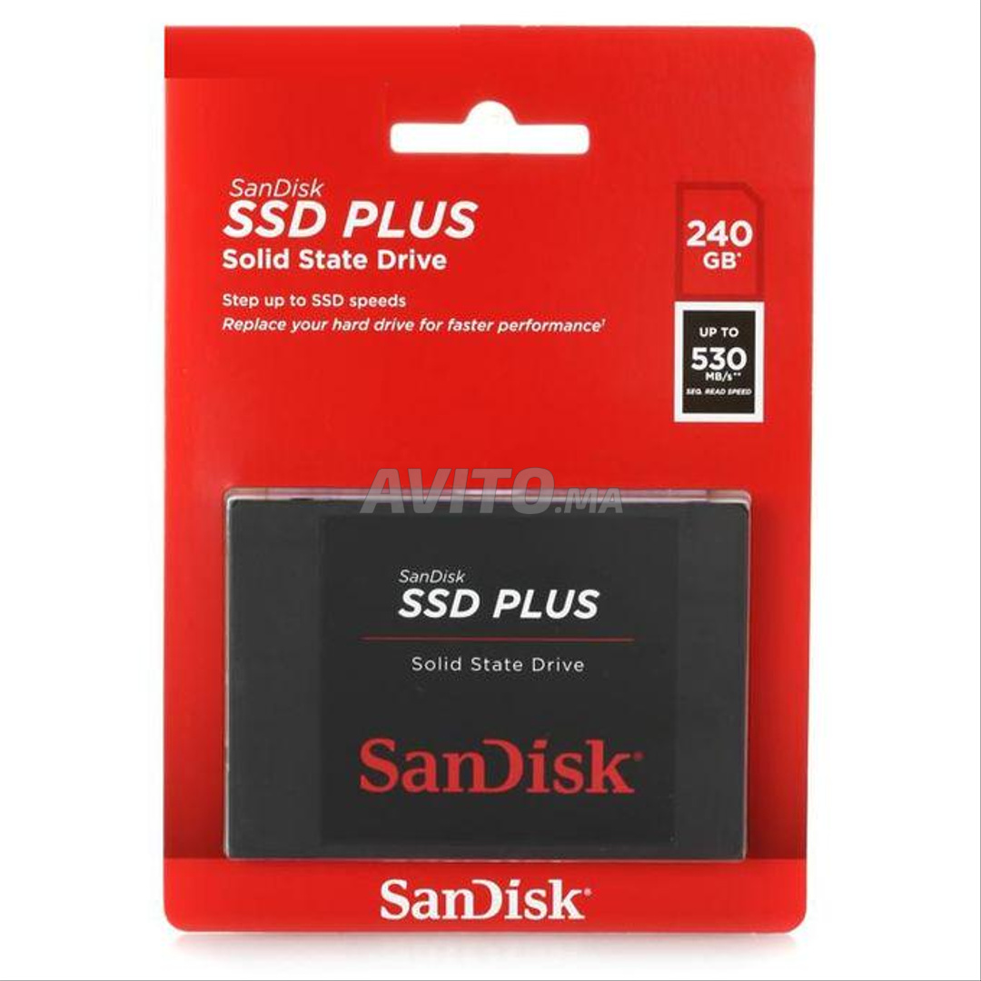 Sandisk Disque SSD Plus interne Antichocs 240 GB  - 3