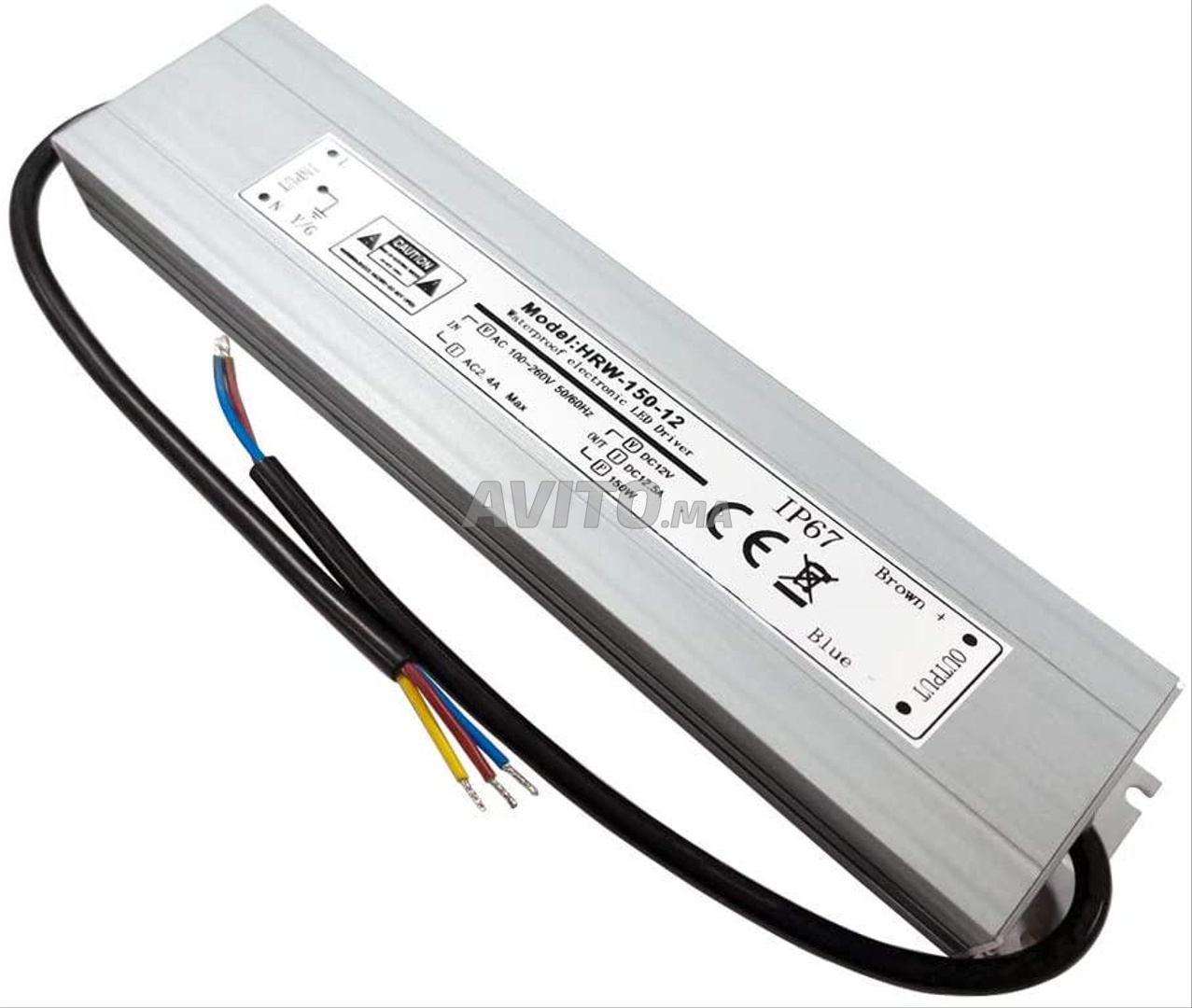 Imperméable Driver LED IP67 12V 150W . - 1