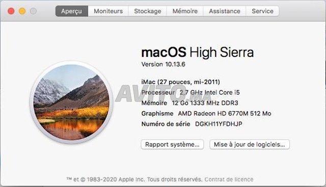 iMac 21 Pouce i5 vPro 8 RAM 500 SSHD - 5