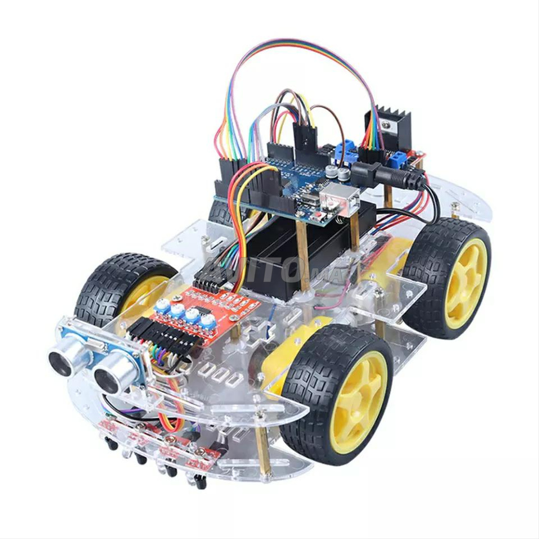 kit voiture robot 4wd arduino - 1