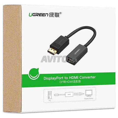 UGREEN Convertisseur  DISPLAYPORT to HDMI - 8