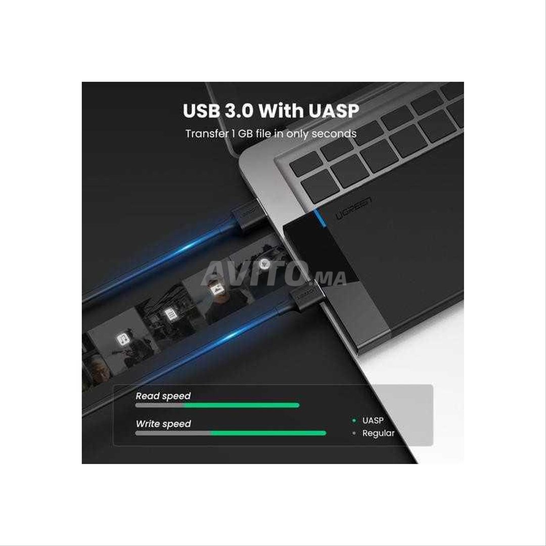UGREEN Boitier externe HDD SATA III 2.5 to USB3.0  - 7