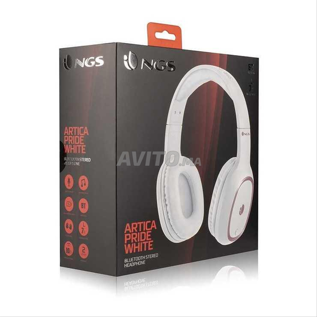 NGS Casque Bluetooth stereo Bass avec Microphone - 5