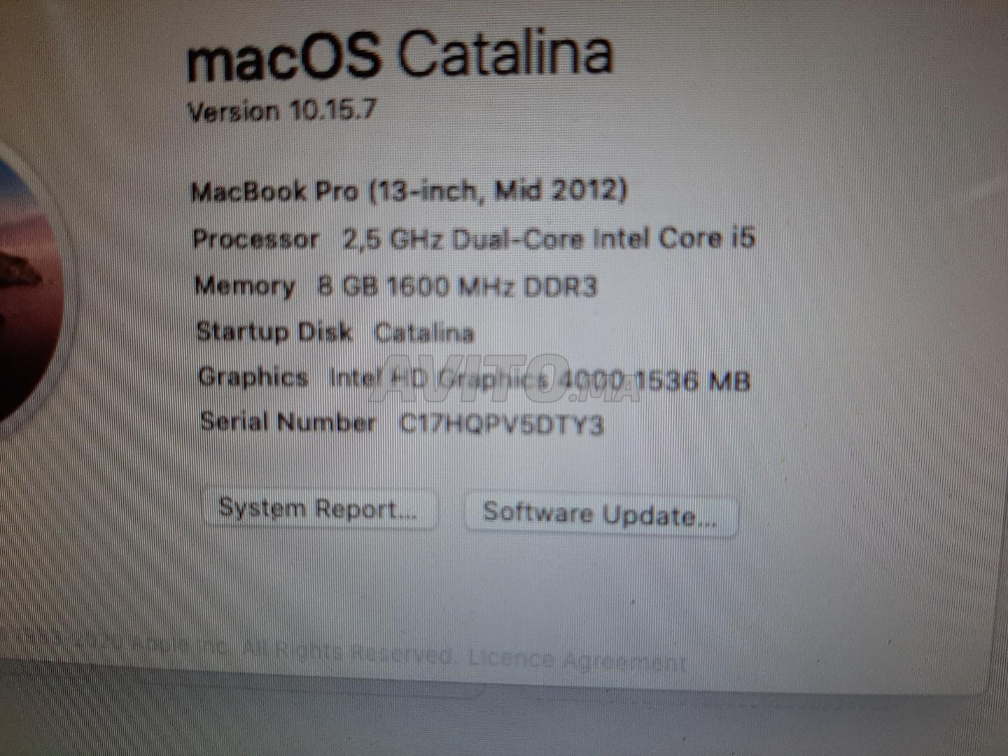 Macbook pro i5  - 2