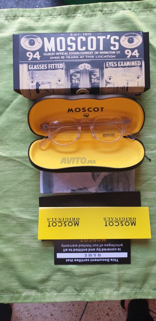 lunette Moscoot antiradiation Homme et femme - 3