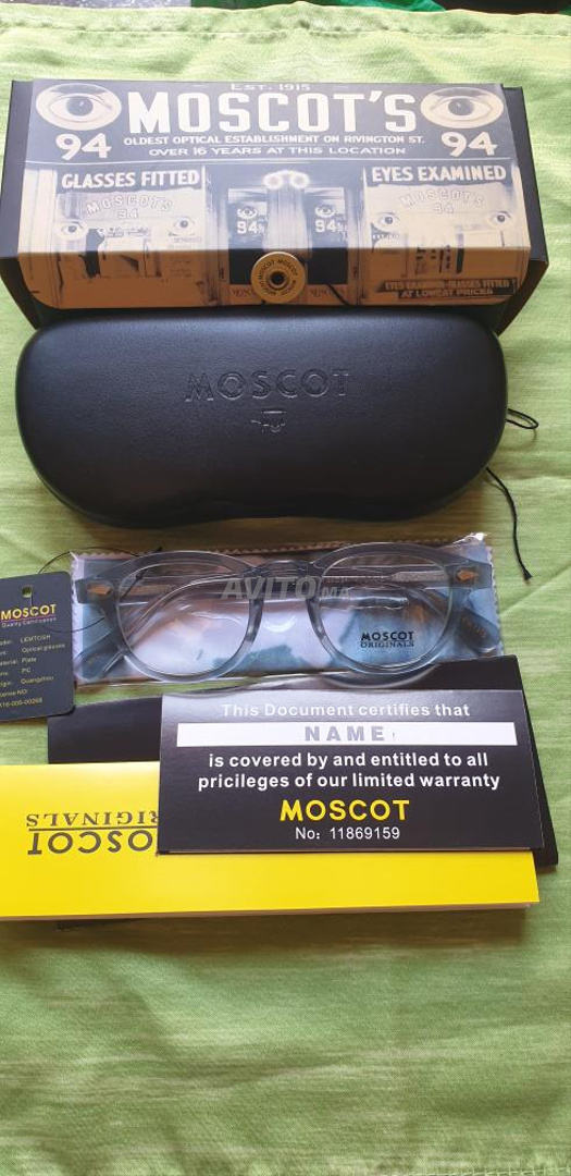 lunette Moscoot antiradiation Homme et femme - 5
