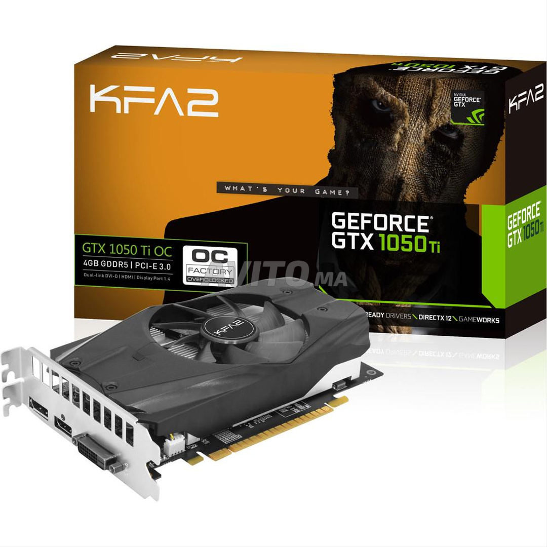 KFA2 GeForce GTX 1050 Ti OC LP 4 GB - 1