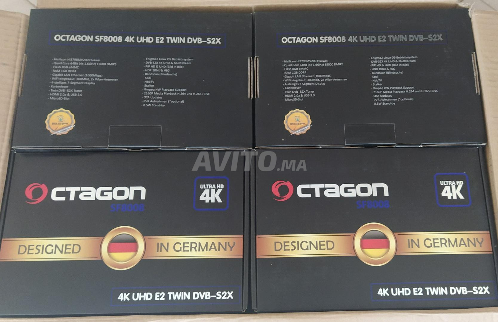Octagon sf8008Twin 4k neuf VuPlus Zéro4K - 4