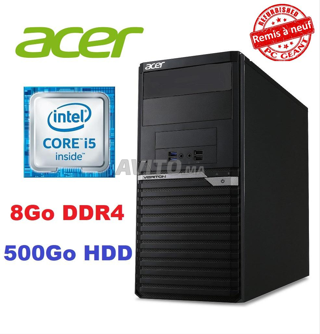 ACER Veriton MT Core i5-6400 I 8Go DDR4 I 500Go - 1