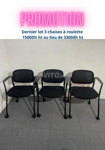 3 dernières Chaises à roulette en promo top qualité