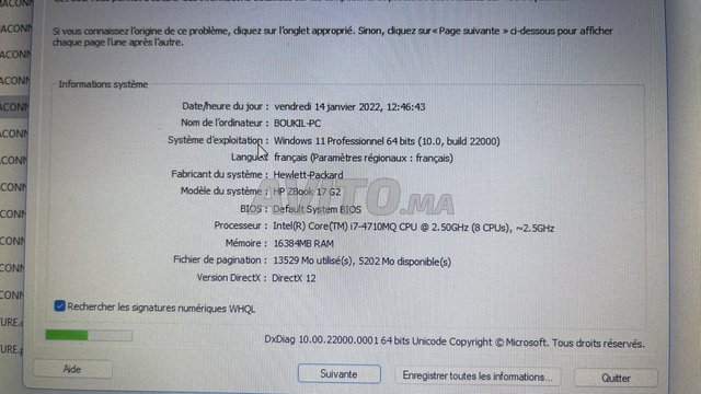 HP Zbook 17 G2 i7 16Go 512Go 1To - 1