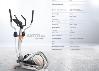 ELLIPTIQUE D'ENTRAÎNEMENT TOP GYM