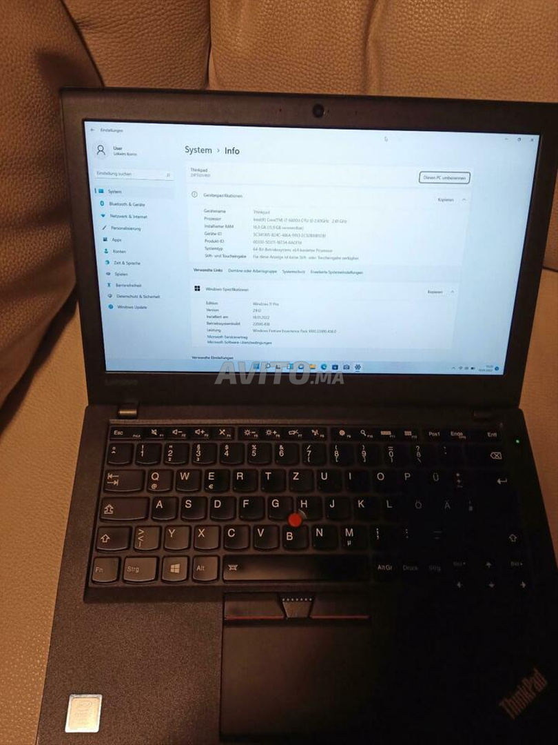 Lenovo ThinkPad x260 i7 16 Go de RAM 240 Go SSD  - 6
