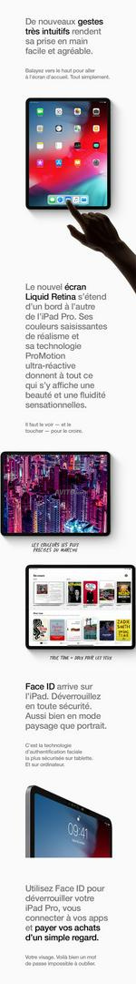 iPad pro 12 9 Puce M1 512Go Grise Sidéral - 3