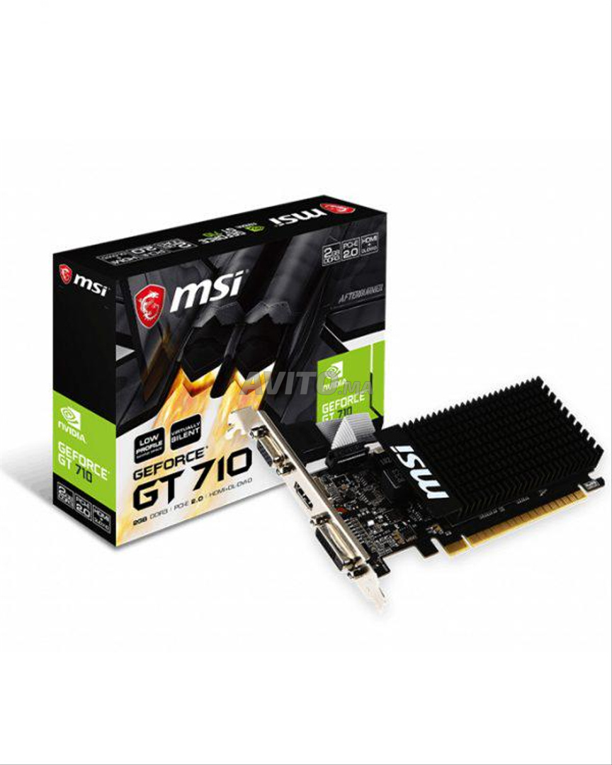 *-*-*-*-Carte Graphique MSI GeForce GT 710 2 Go - 1