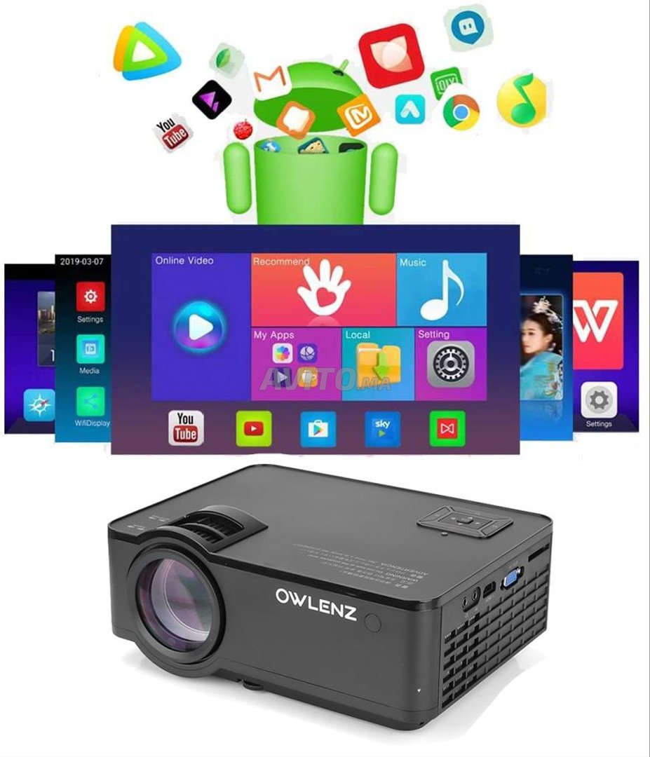 SD150  Android Smart Projecteur 2400 Lumens  - 2