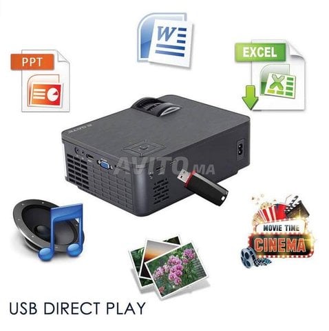 Android Video Projecteur 2400 Lumens SD150  - 2