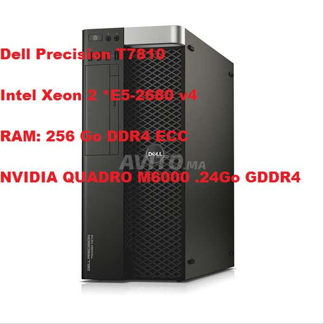 Dell T7810 2*E5-2680 V4/256Go RAM / P6000.24GO - 1