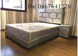 سرير مزدوج 140/190 توصيل إلى الدار البيضاء