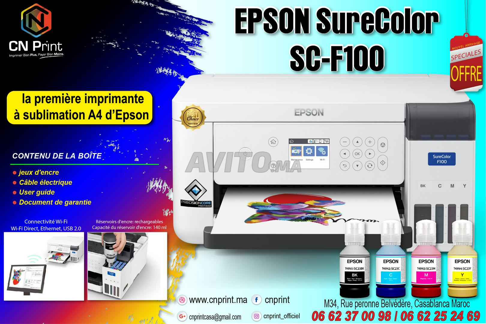 EPSON SureColor SC-F100 SUBLIMATION - 1