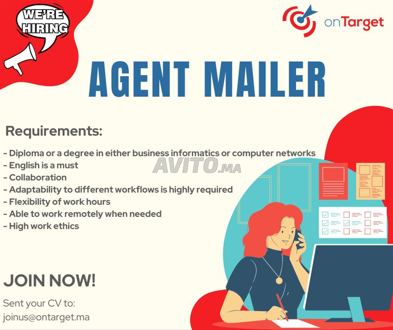 We are hiring - Agents Mailer - 1