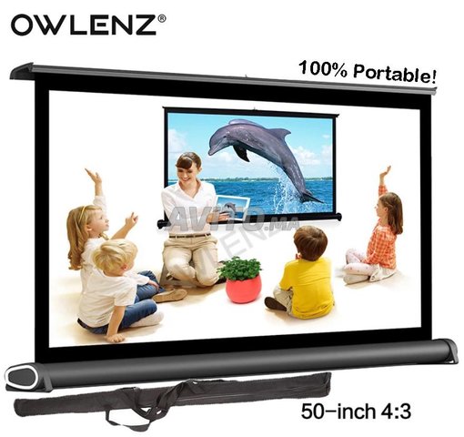 OWL V50 Portable Écran de projection Light Screen