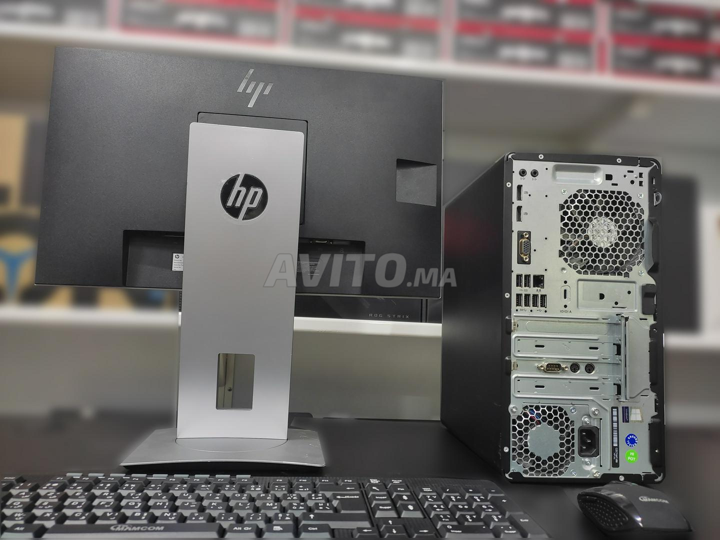PC COMPLET HP PRODESK 600 G3 MT avec HP 22'' Wide - 3