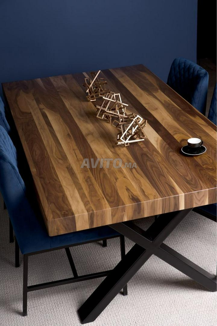 Table à manger bois massif  - 4