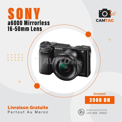 Sony a6000 Mirrorless Camera with 16-50mm Lens - 1