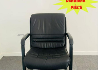 Chaise visiteur luge GRD simili cuir comfort