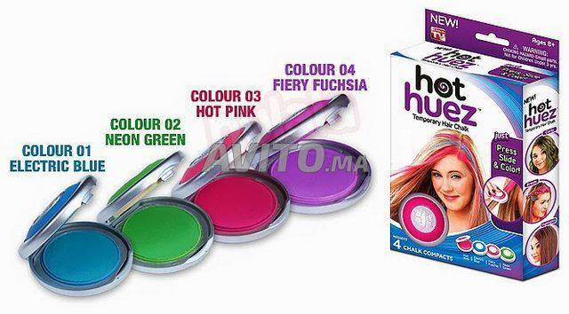 Hot huez أقراص تلوين الشعر المؤقتة