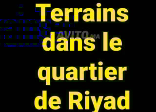 Terrains à vendre dans le Quartiers HAYRIAD